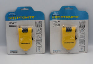 Security Kryptonite Street Series Pocket Retracting Cable Combination Lock SET